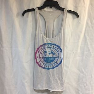 American Eagle Graphic Tank Top